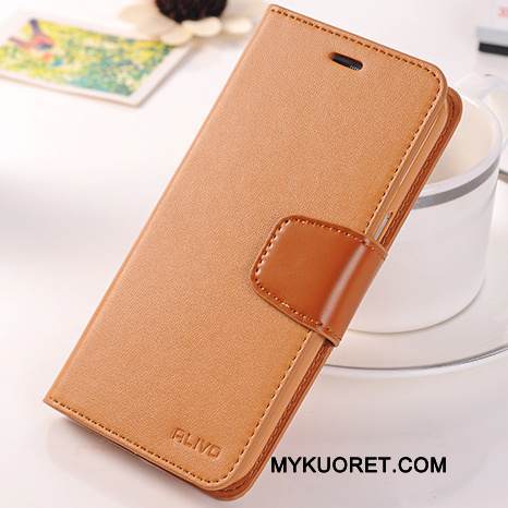 Kuori Samsung Galaxy S6 Nahka Puhelimen Kuoret Vaaleansininen, Kotelo Samsung Galaxy S6 Suojaus