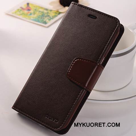 Kuori Samsung Galaxy S6 Nahka Puhelimen Kuoret Vaaleansininen, Kotelo Samsung Galaxy S6 Suojaus