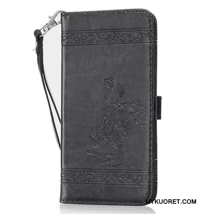 Kuori Samsung Galaxy S6 Nahka Punainen Puhelimen Kuoret, Kotelo Samsung Galaxy S6 Laukut