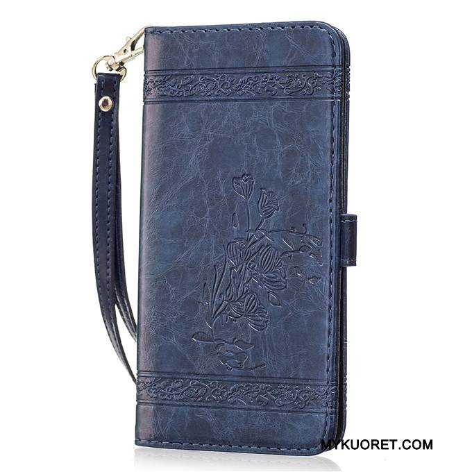 Kuori Samsung Galaxy S6 Nahka Punainen Puhelimen Kuoret, Kotelo Samsung Galaxy S6 Laukut