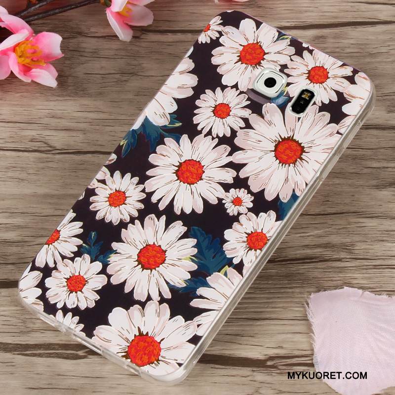 Kuori Samsung Galaxy S6 Sarjakuva Puhelimen Kuoret Trendi, Kotelo Samsung Galaxy S6 Suojaus Keltainen