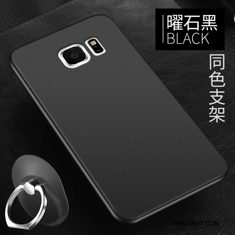 Kuori Samsung Galaxy S6 Silikoni Persoonallisuus Puhelimen Kuoret, Kotelo Samsung Galaxy S6 Laukut Pesty Suede Punainen