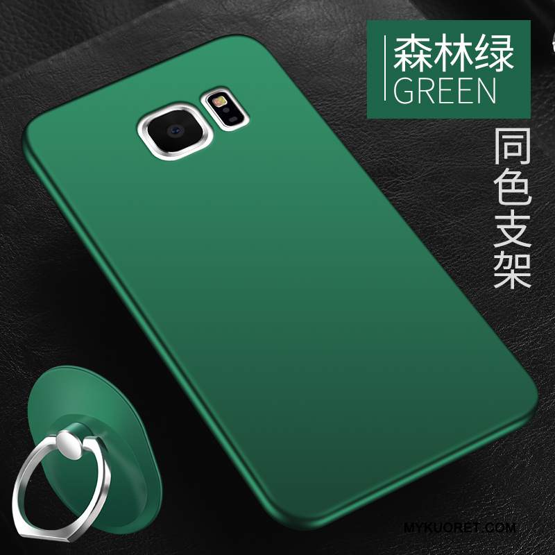 Kuori Samsung Galaxy S6 Silikoni Persoonallisuus Puhelimen Kuoret, Kotelo Samsung Galaxy S6 Laukut Pesty Suede Punainen