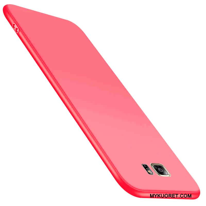 Kuori Samsung Galaxy S6 Silikoni Puhelimen Kuoret Murtumaton, Kotelo Samsung Galaxy S6 Suojaus Pesty Suede Jauhe