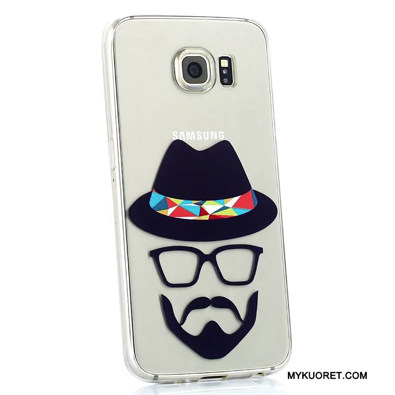 Kuori Samsung Galaxy S6 Suojaus Persoonallisuus Puhelimen Kuoret, Kotelo Samsung Galaxy S6 Silikoni Murtumaton Ihana