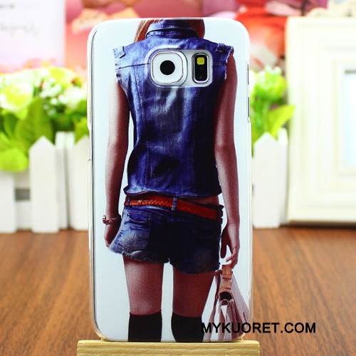 Kuori Samsung Galaxy S6 Suojaus Valkoinen Puhelimen Kuoret, Kotelo Samsung Galaxy S6