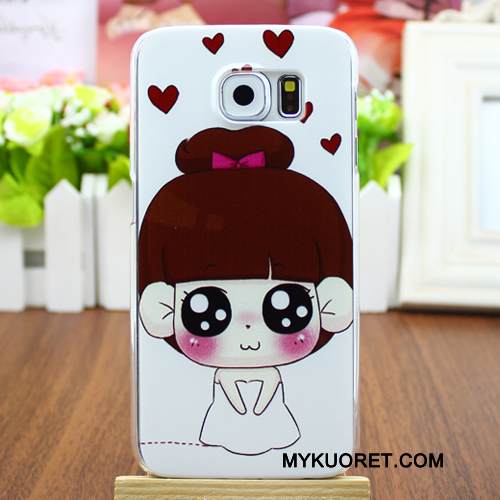 Kuori Samsung Galaxy S6 Suojaus Valkoinen Puhelimen Kuoret, Kotelo Samsung Galaxy S6