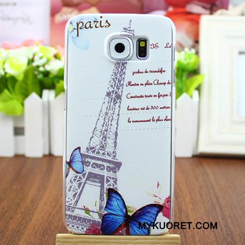 Kuori Samsung Galaxy S6 Suojaus Valkoinen Puhelimen Kuoret, Kotelo Samsung Galaxy S6