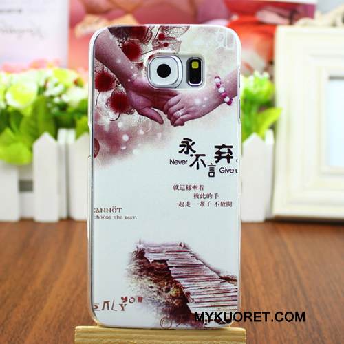 Kuori Samsung Galaxy S6 Suojaus Valkoinen Puhelimen Kuoret, Kotelo Samsung Galaxy S6