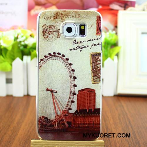 Kuori Samsung Galaxy S6 Suojaus Valkoinen Puhelimen Kuoret, Kotelo Samsung Galaxy S6