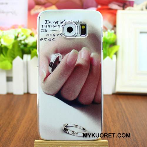 Kuori Samsung Galaxy S6 Suojaus Valkoinen Puhelimen Kuoret, Kotelo Samsung Galaxy S6