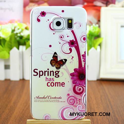 Kuori Samsung Galaxy S6 Suojaus Valkoinen Puhelimen Kuoret, Kotelo Samsung Galaxy S6