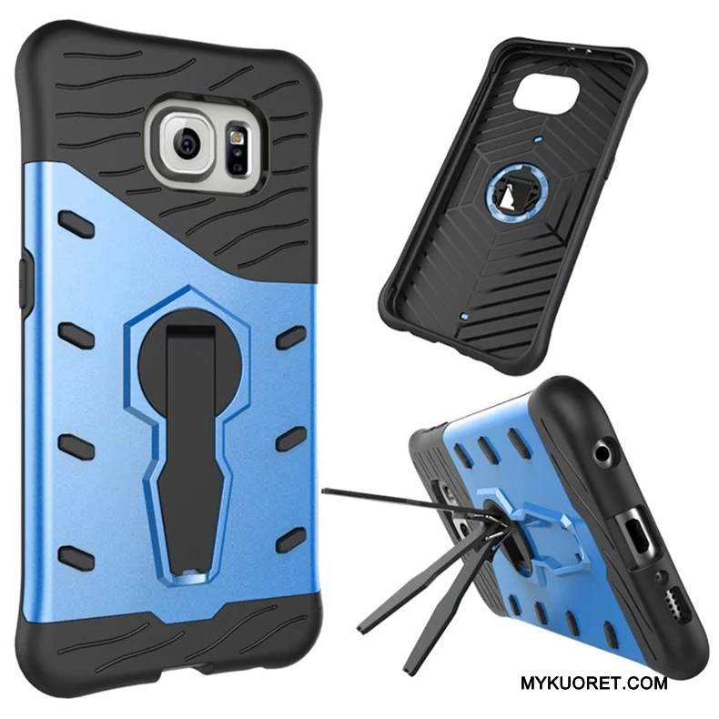 Kuori Samsung Galaxy S6 Tuki Suuntaus Kulta, Kotelo Samsung Galaxy S6 Suojaus Puhelimen Kuoret Murtumaton