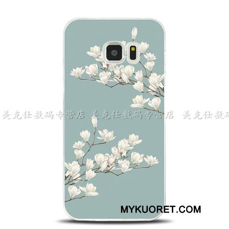 Kuori Samsung Galaxy S7 Edge Kohokuviointi Kustannukset Sininen, Kotelo Samsung Galaxy S7 Edge Sarjakuva Puhelimen Kuoret