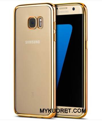 Kuori Samsung Galaxy S7 Edge Laukut Murtumaton Puhelimen Kuoret, Kotelo Samsung Galaxy S7 Edge Silikoni Hopea