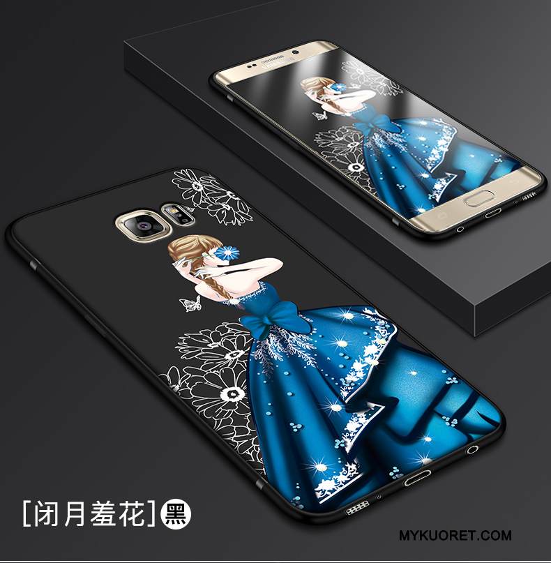 Kuori Samsung Galaxy S7 Edge Laukut Murtumaton Puhelimen Kuoret, Kotelo Samsung Galaxy S7 Edge Silikoni Punainen