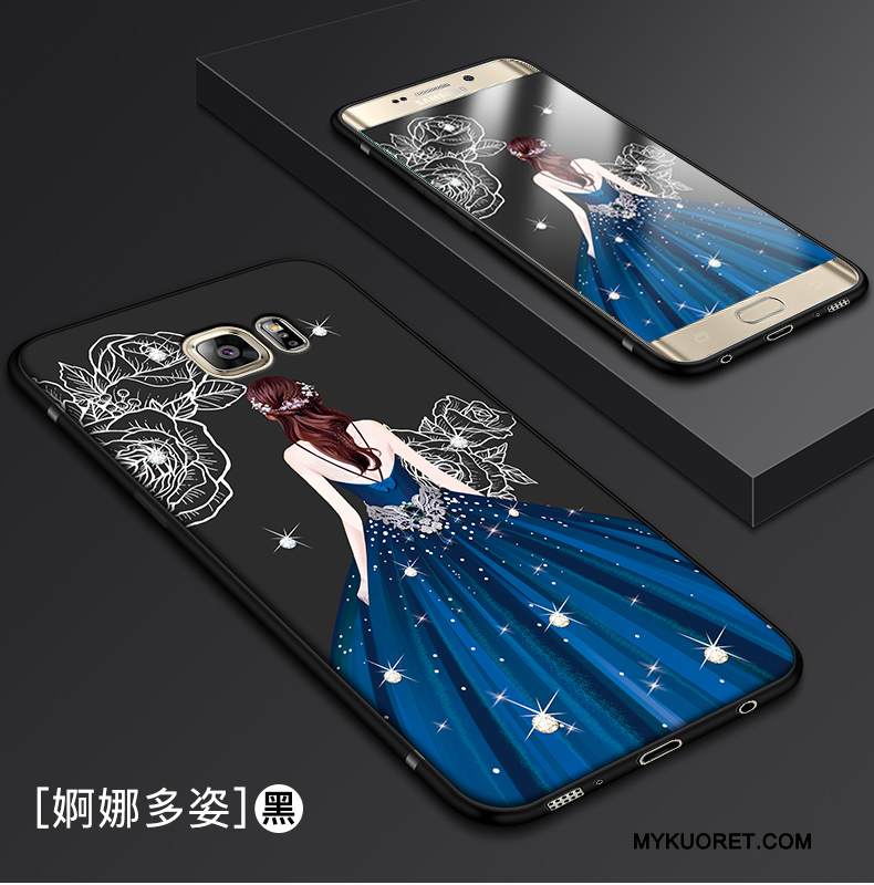 Kuori Samsung Galaxy S7 Edge Laukut Murtumaton Puhelimen Kuoret, Kotelo Samsung Galaxy S7 Edge Silikoni Punainen