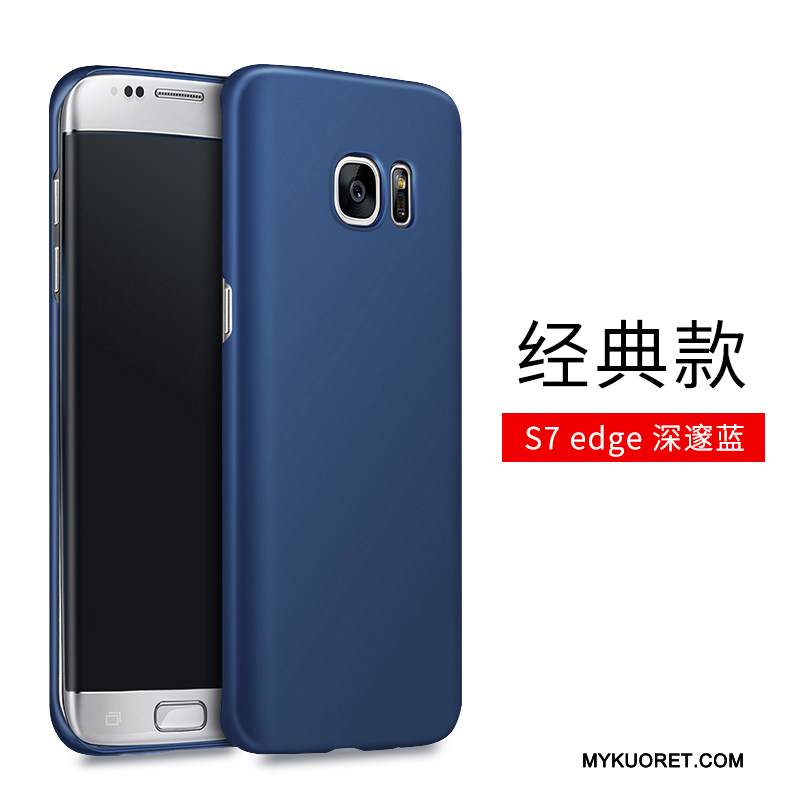 Kuori Samsung Galaxy S7 Edge Laukut Murtumaton Puhelimen Kuoret, Kotelo Samsung Galaxy S7 Edge Yksinkertainen Pesty Suede