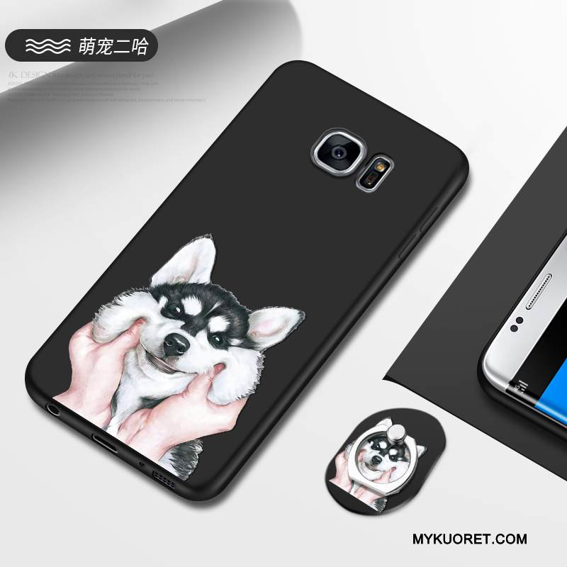 Kuori Samsung Galaxy S7 Edge Laukut Persoonallisuus Murtumaton, Kotelo Samsung Galaxy S7 Edge Pehmeä Neste Jauhe Pesty Suede