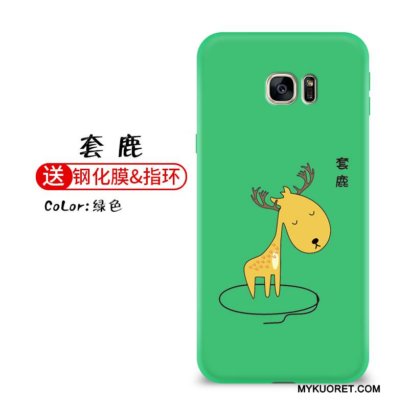 Kuori Samsung Galaxy S7 Edge Laukut Persoonallisuus Musta, Kotelo Samsung Galaxy S7 Edge Silikoni Trendi Puhelimen Kuoret