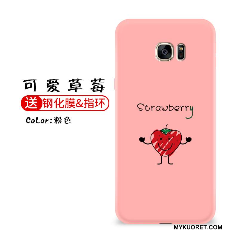 Kuori Samsung Galaxy S7 Edge Laukut Persoonallisuus Musta, Kotelo Samsung Galaxy S7 Edge Silikoni Trendi Puhelimen Kuoret