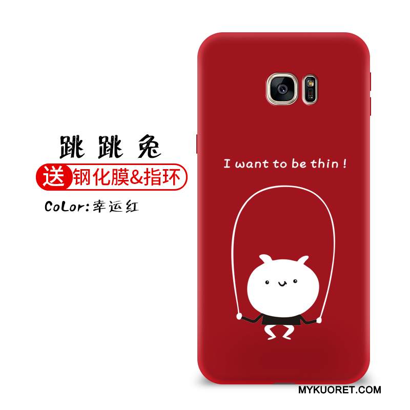 Kuori Samsung Galaxy S7 Edge Laukut Persoonallisuus Musta, Kotelo Samsung Galaxy S7 Edge Silikoni Trendi Puhelimen Kuoret