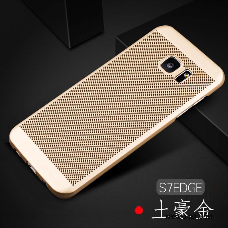 Kuori Samsung Galaxy S7 Edge Laukut Pesty Suede Säteilevä, Kotelo Samsung Galaxy S7 Edge Suojaus Trendi Kova