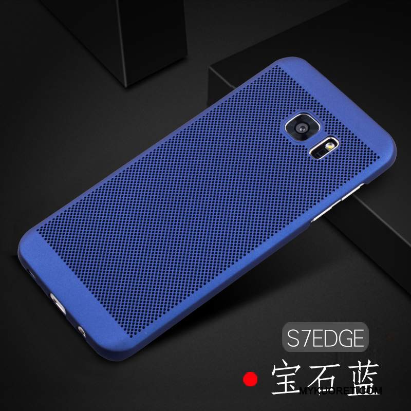 Kuori Samsung Galaxy S7 Edge Laukut Pesty Suede Säteilevä, Kotelo Samsung Galaxy S7 Edge Suojaus Trendi Kova