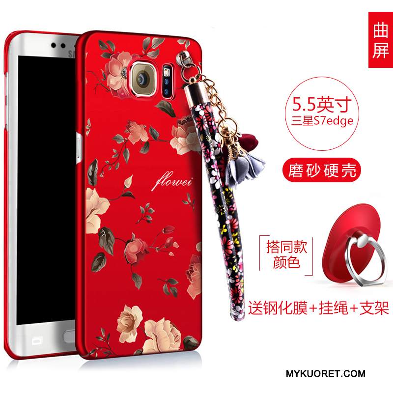 Kuori Samsung Galaxy S7 Edge Laukut Pesty Suede Ultra, Kotelo Samsung Galaxy S7 Edge Suojaus Kova Murtumaton