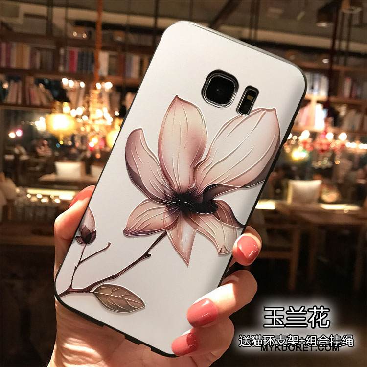 Kuori Samsung Galaxy S7 Edge Laukut Ripustettavat Koristeet Persoonallisuus, Kotelo Samsung Galaxy S7 Edge Silikoni Tuuli Puhelimen Kuoret