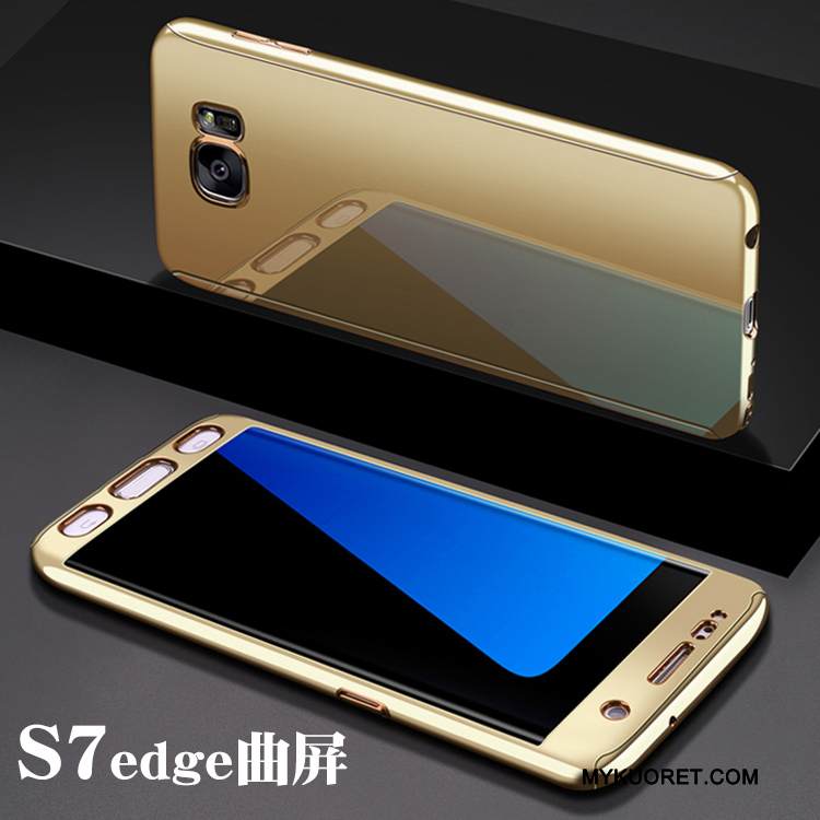 Kuori Samsung Galaxy S7 Edge Laukut Violetti Murtumaton, Kotelo Samsung Galaxy S7 Edge Suojaus Trendi Pinnoitus