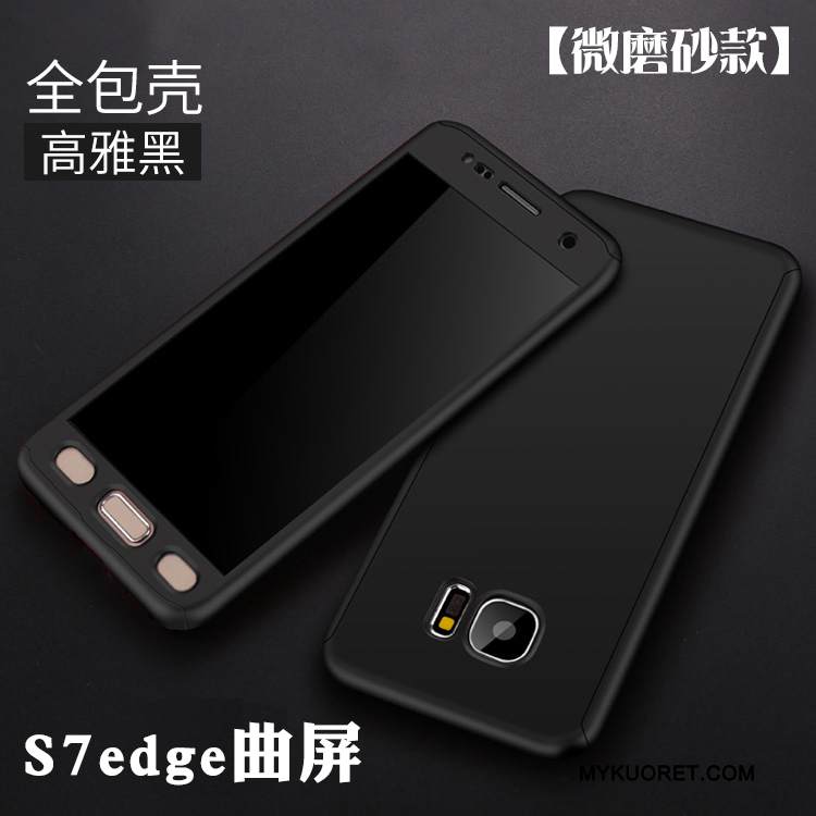 Kuori Samsung Galaxy S7 Edge Laukut Violetti Murtumaton, Kotelo Samsung Galaxy S7 Edge Suojaus Trendi Pinnoitus