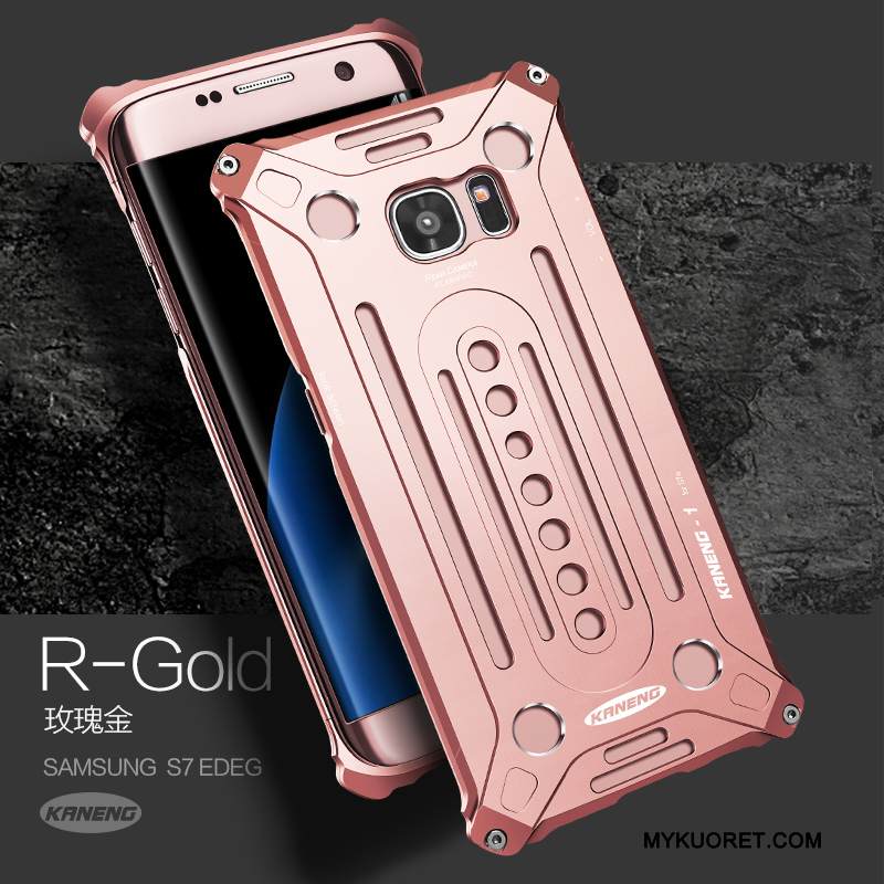 Kuori Samsung Galaxy S7 Edge Luova Kulta Puhelimen Kuoret, Kotelo Samsung Galaxy S7 Edge Suojaus Kova Murtumaton