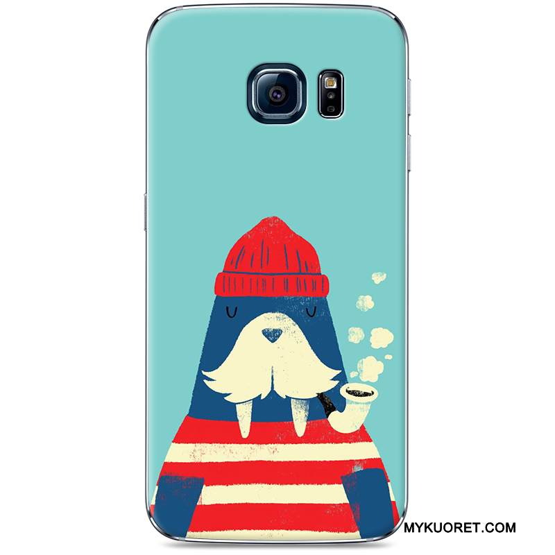 Kuori Samsung Galaxy S7 Edge Maalaus Kustannukset Vaaleansininen, Kotelo Samsung Galaxy S7 Edge Suojaus Puhelimen Kuoret Kova