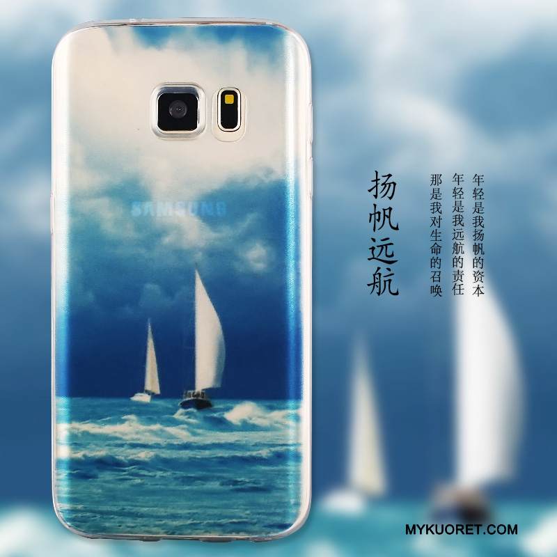 Kuori Samsung Galaxy S7 Edge Maalaus Puhelimen Kuoret Keltainen, Kotelo Samsung Galaxy S7 Edge Suojaus Murtumaton