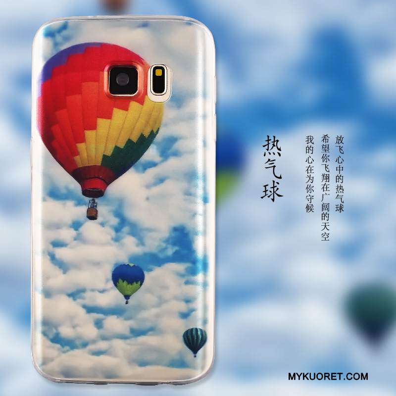 Kuori Samsung Galaxy S7 Edge Maalaus Puhelimen Kuoret Keltainen, Kotelo Samsung Galaxy S7 Edge Suojaus Murtumaton