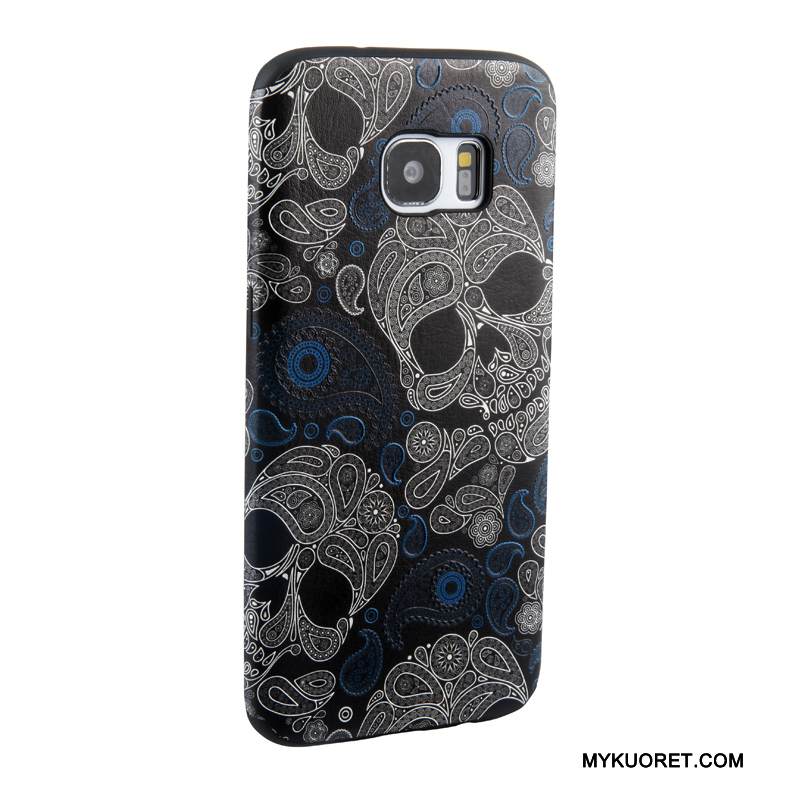 Kuori Samsung Galaxy S7 Edge Maalaus Trendi Keltainen, Kotelo Samsung Galaxy S7 Edge Sarjakuva Puhelimen Kuoret