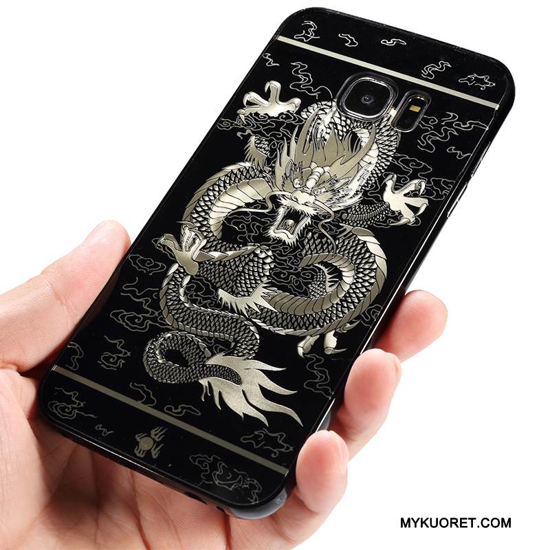 Kuori Samsung Galaxy S7 Edge Metalli Kehys Uusi, Kotelo Samsung Galaxy S7 Edge Persoonallisuus Murtumaton