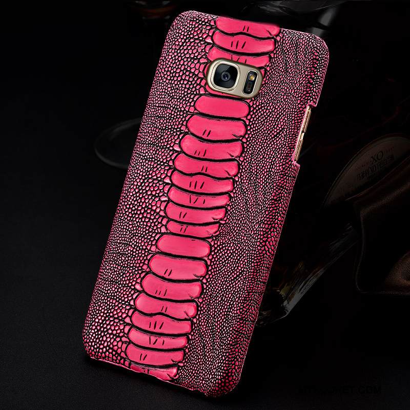 Kuori Samsung Galaxy S7 Edge Nahka Kova Puhelimen Kuoret, Kotelo Samsung Galaxy S7 Edge Suojaus Muokata Takakansi