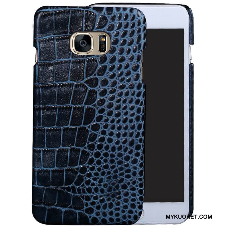 Kuori Samsung Galaxy S7 Edge Nahka Kova Puhelimen Kuoret, Kotelo Samsung Galaxy S7 Edge Suojaus Muokata Takakansi