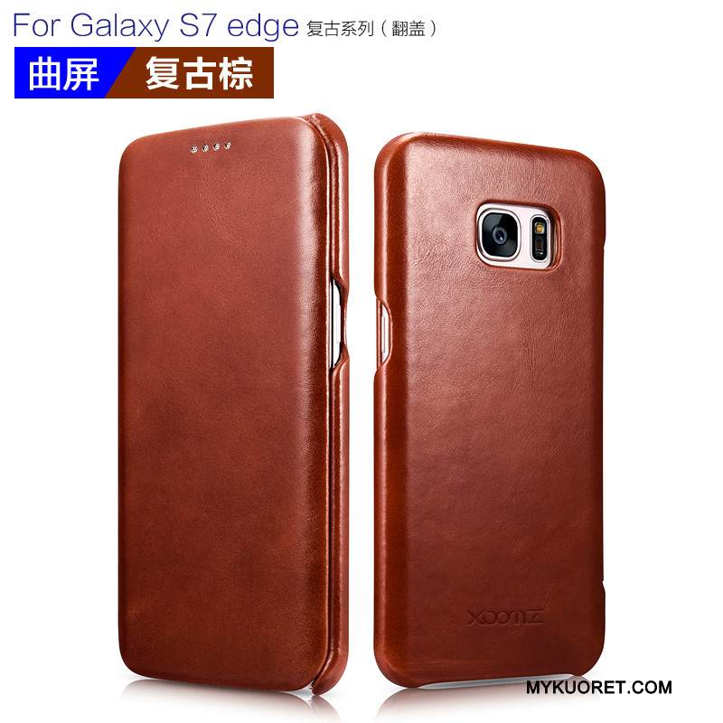 Kuori Samsung Galaxy S7 Edge Nahka Puhelimen Kuoret Uusi, Kotelo Samsung Galaxy S7 Edge Kuoret Liiketoiminta