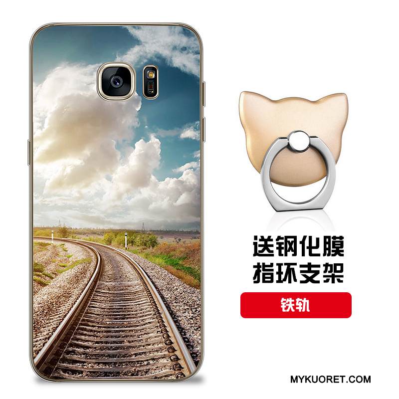 Kuori Samsung Galaxy S7 Edge Silikoni Malli Punainen, Kotelo Samsung Galaxy S7 Edge Pehmeä Neste Puhelimen Kuoret Muokata