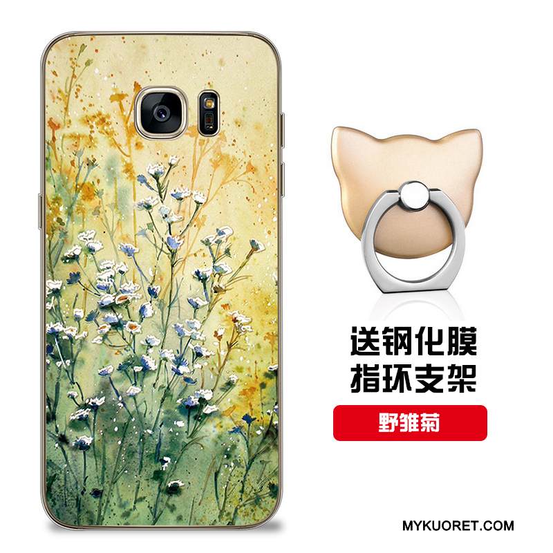 Kuori Samsung Galaxy S7 Edge Silikoni Malli Punainen, Kotelo Samsung Galaxy S7 Edge Pehmeä Neste Puhelimen Kuoret Muokata