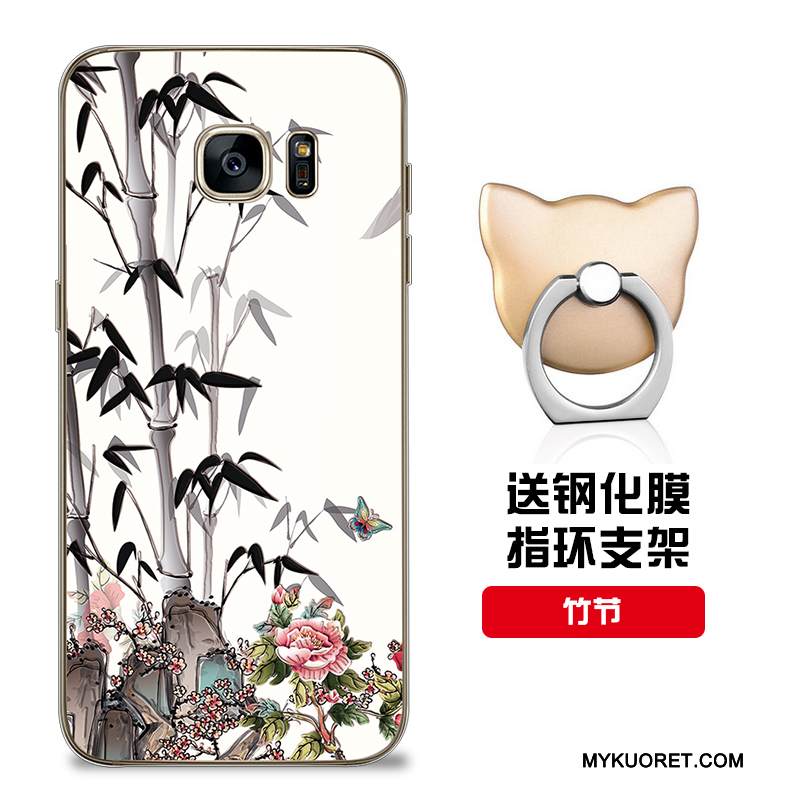 Kuori Samsung Galaxy S7 Edge Silikoni Malli Punainen, Kotelo Samsung Galaxy S7 Edge Pehmeä Neste Puhelimen Kuoret Muokata