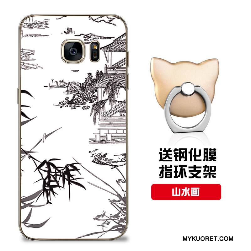 Kuori Samsung Galaxy S7 Edge Silikoni Malli Punainen, Kotelo Samsung Galaxy S7 Edge Pehmeä Neste Puhelimen Kuoret Muokata