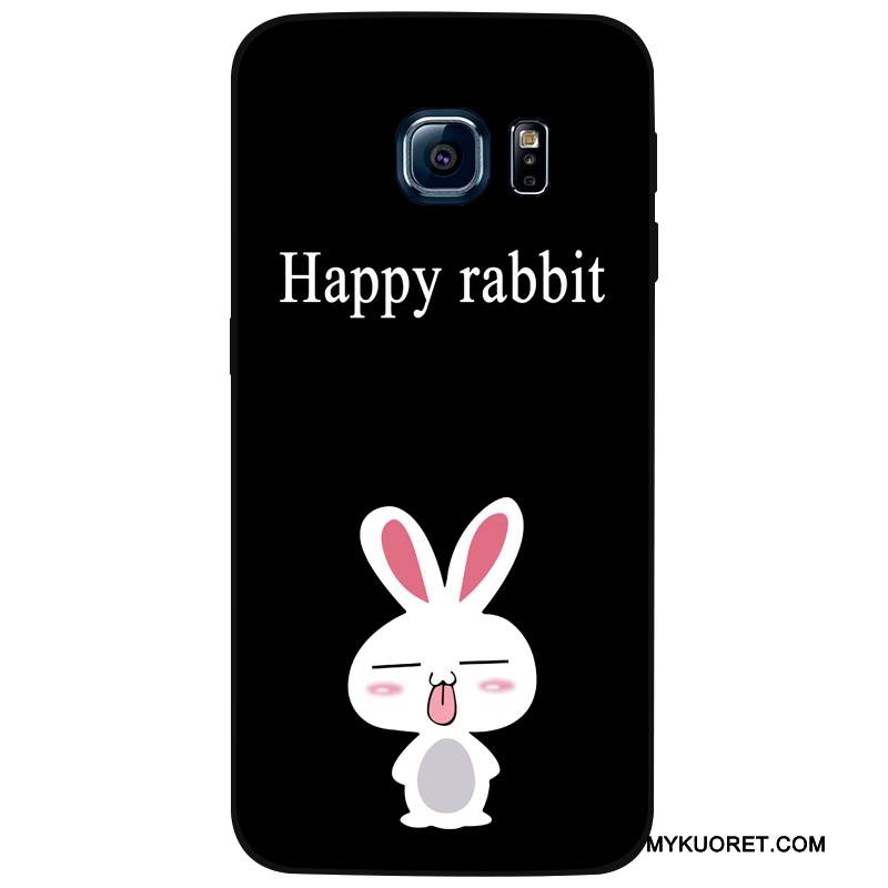 Kuori Samsung Galaxy S7 Edge Silikoni Murtumaton Musta, Kotelo Samsung Galaxy S7 Edge Luova Persoonallisuus Trendi