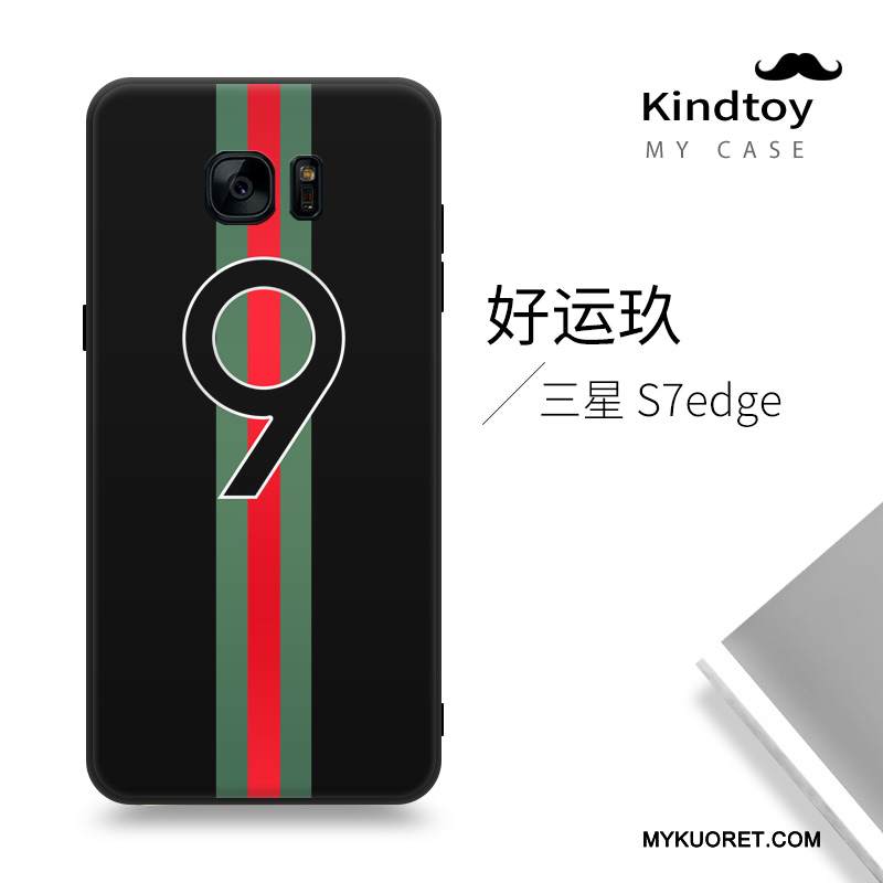 Kuori Samsung Galaxy S7 Edge Silikoni Murtumaton Tide-brändi, Kotelo Samsung Galaxy S7 Edge Monivärinen Persoonallisuus Puhelimen Kuoret