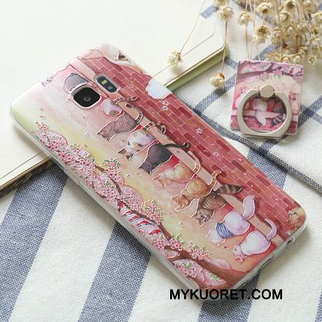 Kuori Samsung Galaxy S7 Edge Silikoni Puhelimen Kuoret Ohut, Kotelo Samsung Galaxy S7 Edge Suojaus Rengas