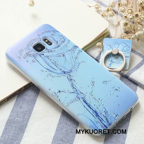 Kuori Samsung Galaxy S7 Edge Silikoni Puhelimen Kuoret Ohut, Kotelo Samsung Galaxy S7 Edge Suojaus Rengas