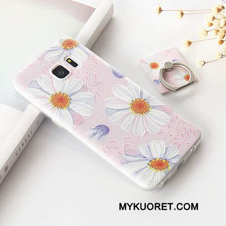Kuori Samsung Galaxy S7 Edge Silikoni Puhelimen Kuoret Ohut, Kotelo Samsung Galaxy S7 Edge Suojaus Rengas